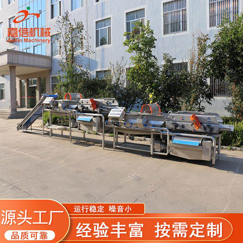 大型涡流清洗机生产厂家 净菜加工设备 半成品蔬菜加工设备厂家