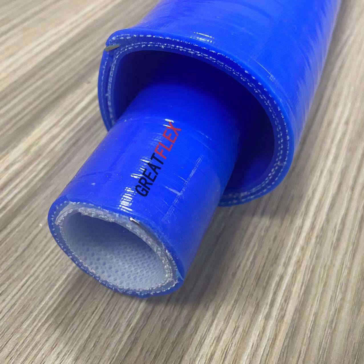 GREATFLEX蓝色多用途耐高低温内径6mm钢丝夹布卫生级软管厂家FP30