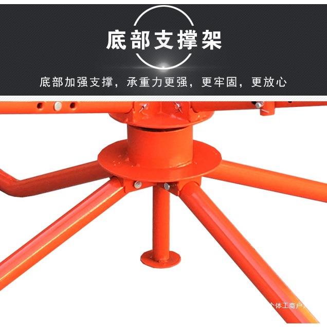 ll地暖放管器地暖管支架加厚加强阻尼轴承架子铺管盘管器铺地暖工