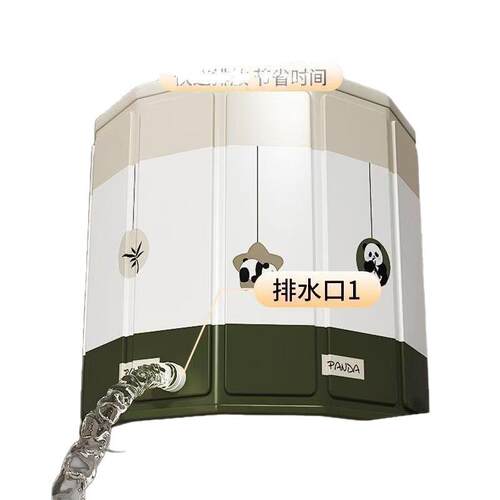 家用洗澡盆泡澡桶折叠全身大人儿童浴缸洗澡桶沐浴桶大桶默认项无