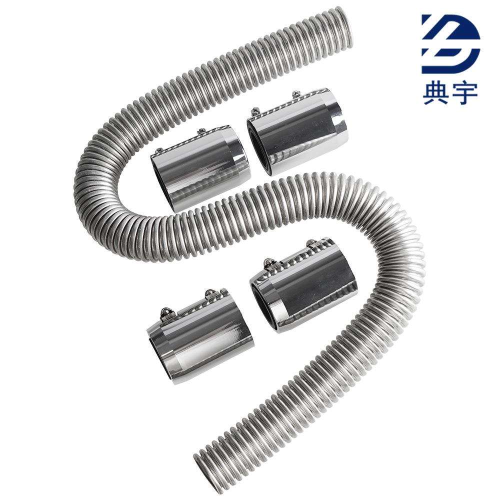 含税汽车改装件发动机冷却水管套件24“48“36“不锈钢散热器软管