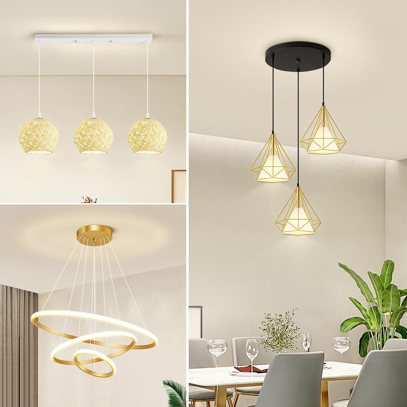 餐厅吊灯吧台轻奢现代简约2025新款客厅书房间主卧室吸顶灯具大全