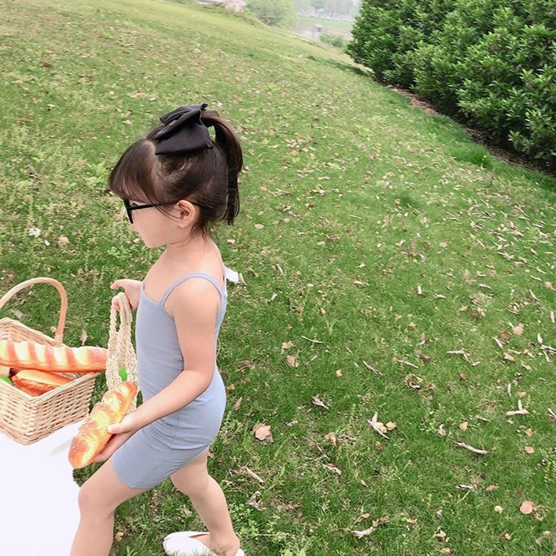 2022夏季宝宝吊带n裙女童连衣裙婴儿背心裙儿童包臀裙子女孩洋气