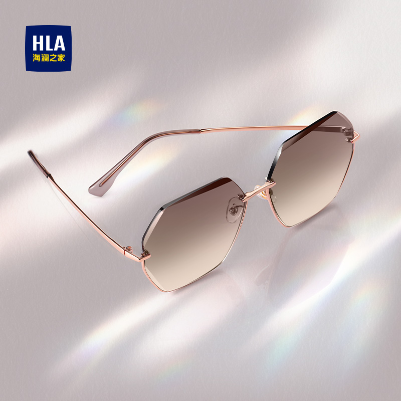 海澜之家2025新款太阳镜女款开车眼镜防晒防紫外线高级感小脸墨镜