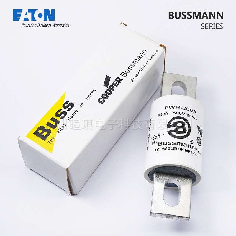 bussmann巴斯曼熔断器FWH-50A 陶瓷低压熔断器500V汽车快速熔断器