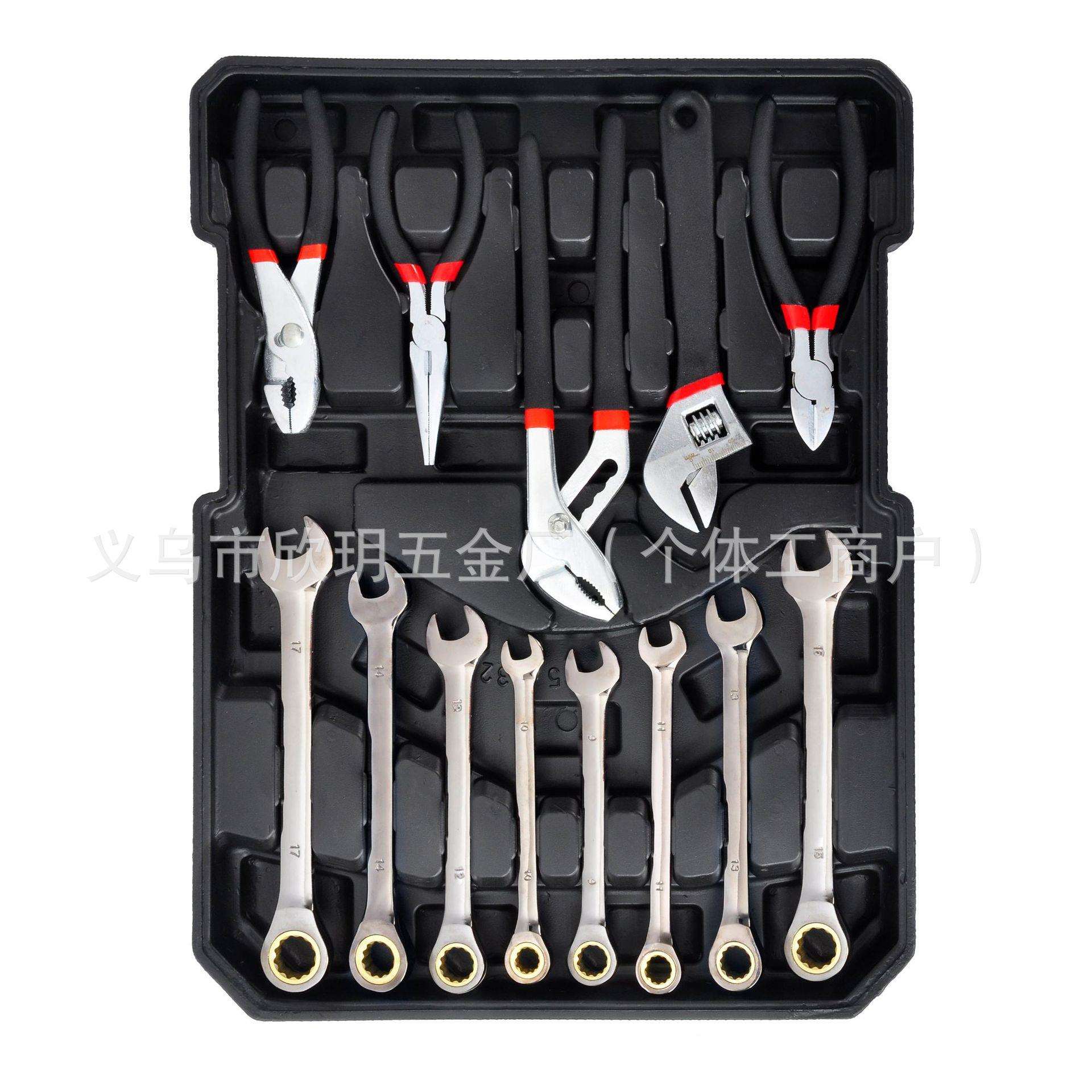 棘轮187-8铝箱组合家用五金工具套维修套筒接杆批头五金件用品X20