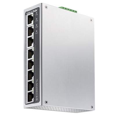 TP-LINK TL-SG2008工业级 8口千兆WEB网管型工业交换机铝合金外壳