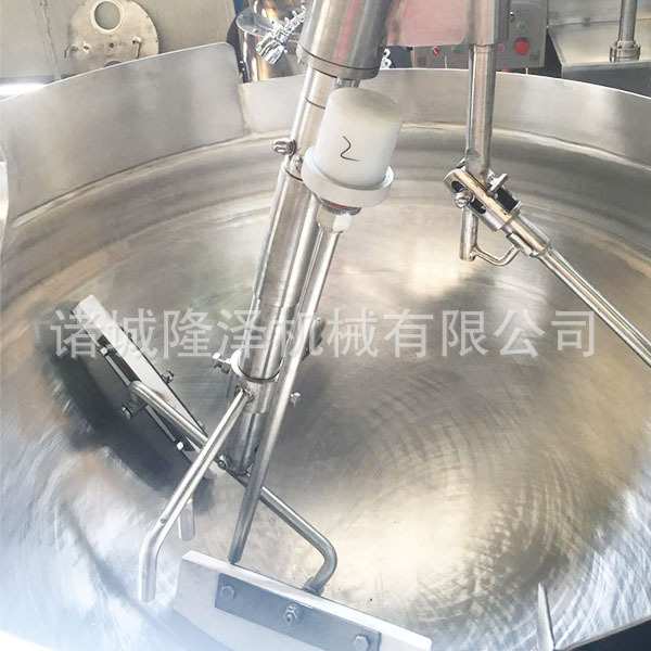 肉丁辣酱全自动蒸汽炒锅  双杠蒸汽肉丁辣酱搅拌炒锅