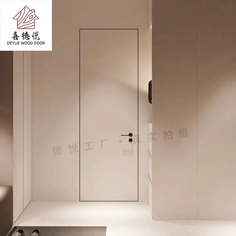 北京实木隐形门烤漆门整套生态木门直销