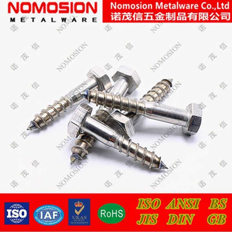 DIN571不锈钢外六角自攻螺丝木螺钉螺栓M10M12*50*55*60*70*80