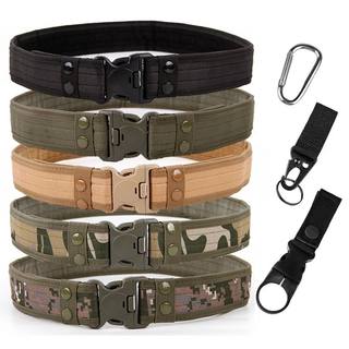 Army Style Combat Belt Set Quick Release Tactical Belts Fash