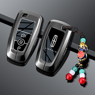 适用于林肯钥匙套冒险家林肯z领航员航海家飞行家大陆汽车壳扣包