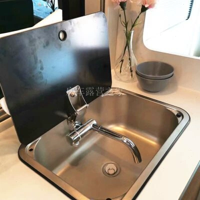 Прицепа прицепа прицепа RV Water Basin Trailer для проживания в автомобиле малого размера бассейн 304 из нержавеющей стали раковина раковина водяной бассейн