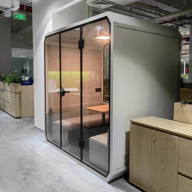 移动小型隔音房家用网红直播间电话亭录音棚钢琴室静音舱仓练歌房