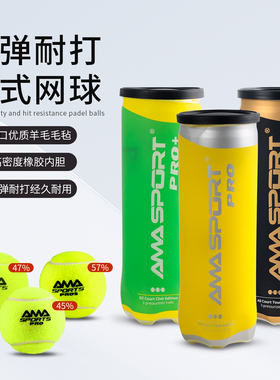 amasport阿迈世笼式板式网球 PADEL BALL高弹性耐打训练球 比赛球
