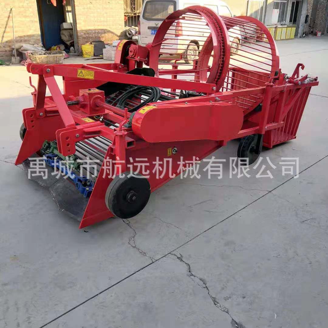 残膜根茬回收机 拖拉机带的滚筒式的废旧地膜蔬菜根玉米茬捡拾机