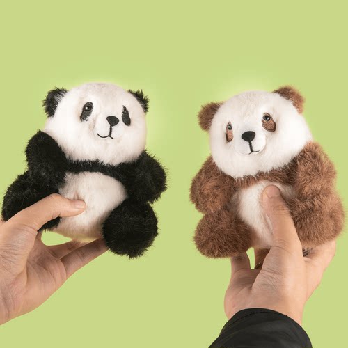 绒馍馍坐姿熊猫毛绒玩偶挂件包包书包挂饰生日礼物四川文创大熊猫