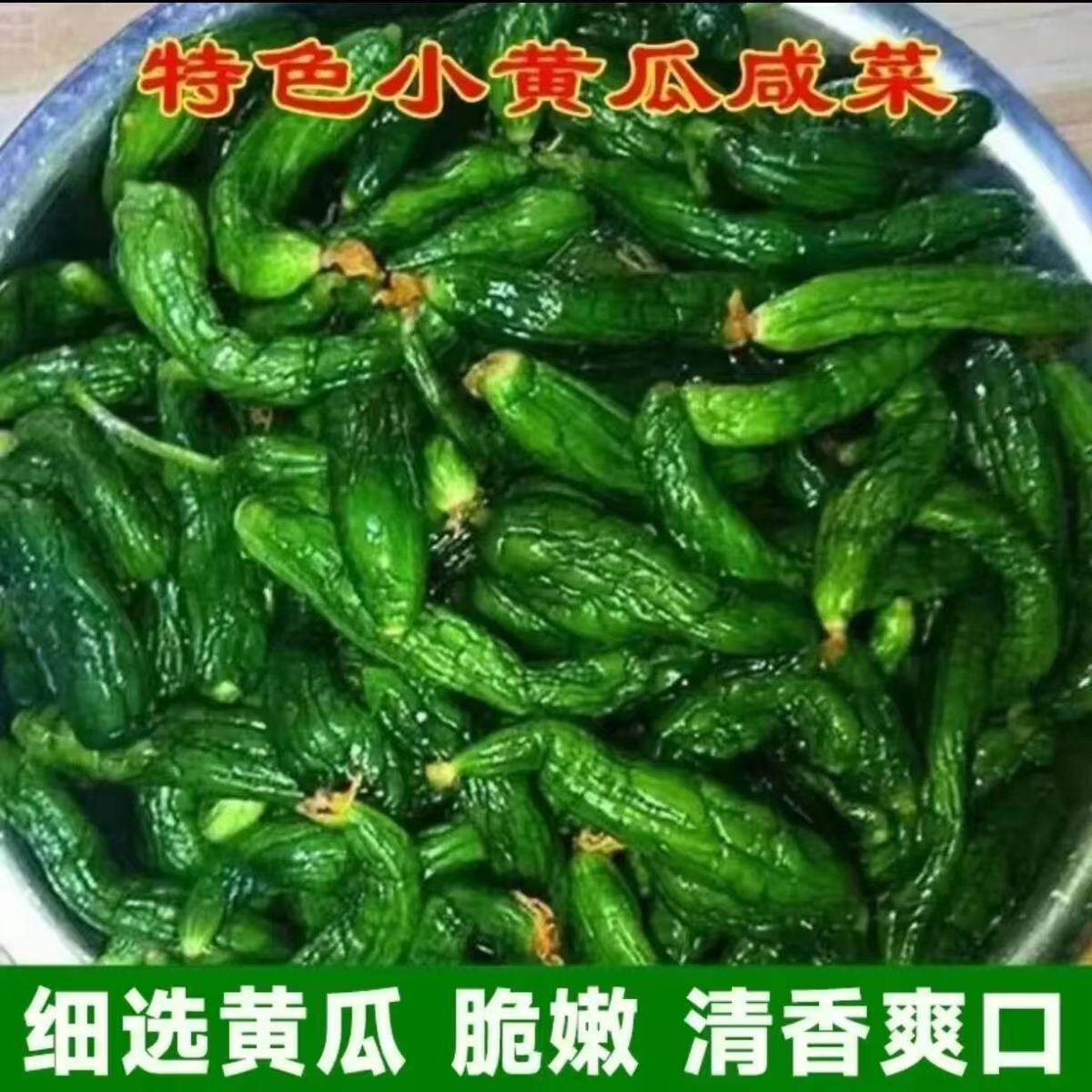 正宗小黄瓜咸菜鲜脆可口特色小咸菜黄瓜咸菜山东特产即食新鲜豇豆