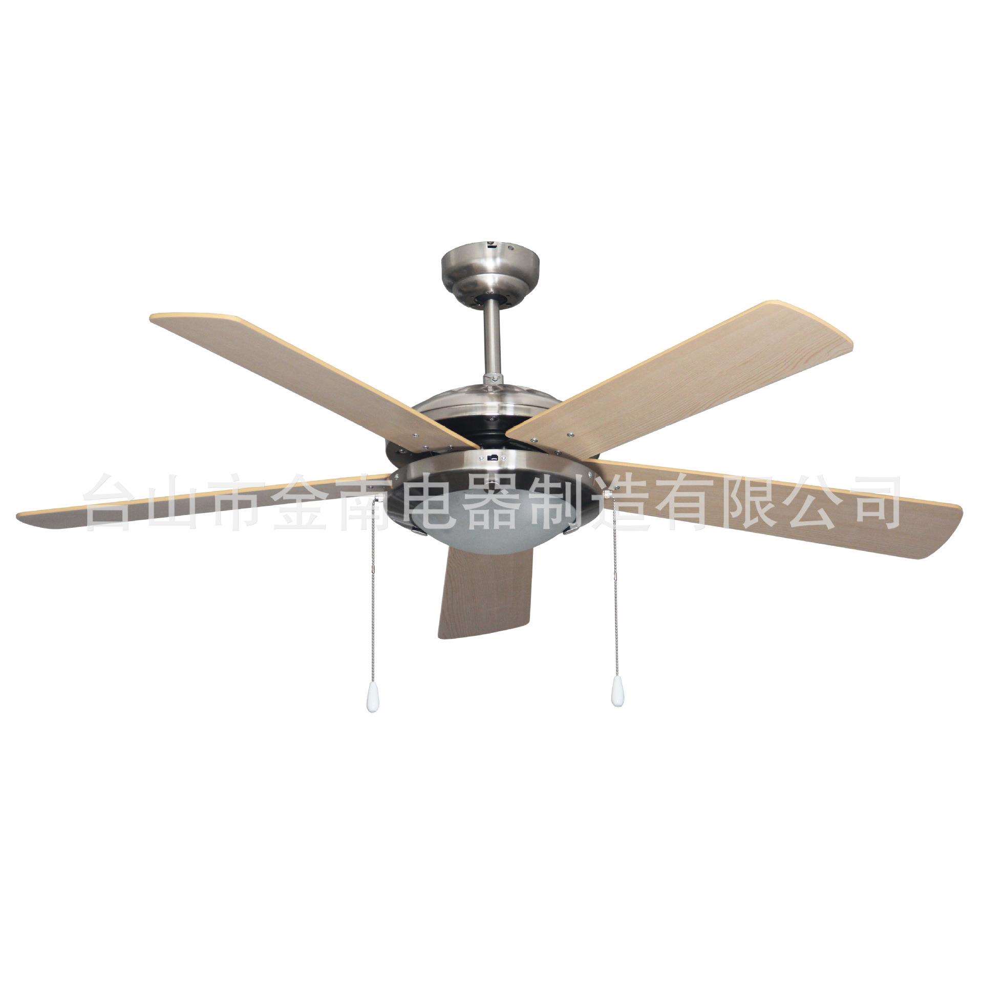 出口款52寸大灯盘装饰吊扇，可选配遥控或拉绳开关，LED吊扇灯