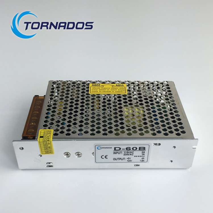 D-60B双通道5V24V双组输出开关电源5V4A+24V1.8A双路60W直流电源
