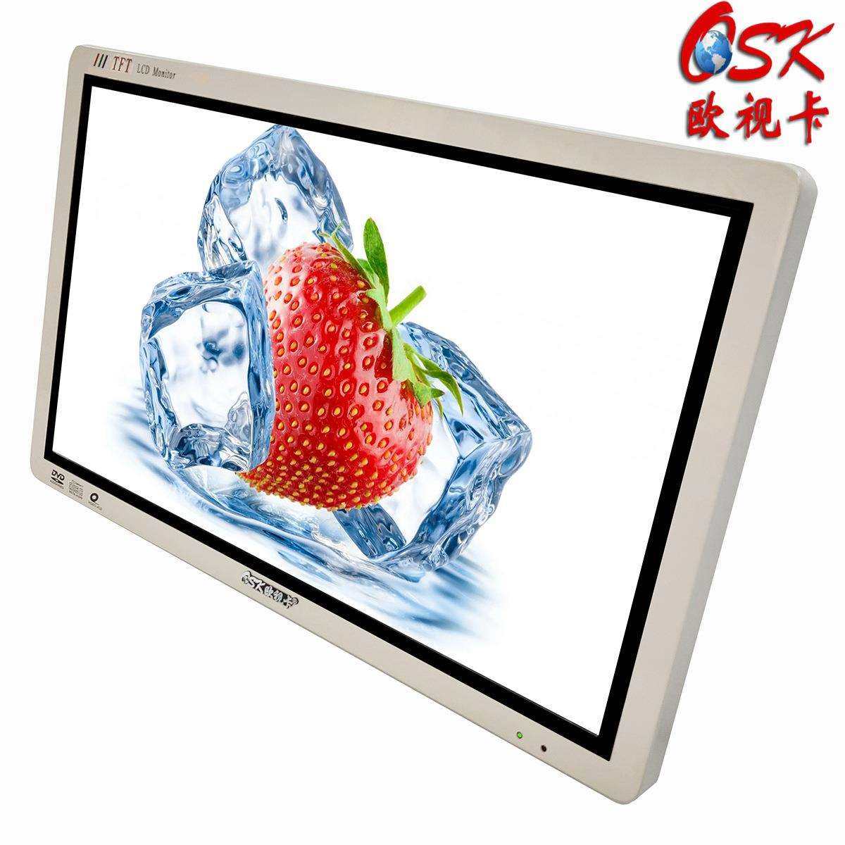 观光车用显示器吊顶液晶屏电视广告机22寸顶装背挂车载显示播放屏