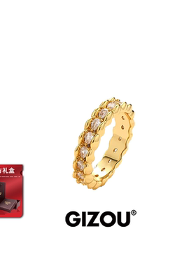 张艺兴同款戒指锆石蛇纹