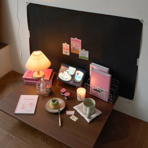 plog博主桌面拍照背景板氛围ins