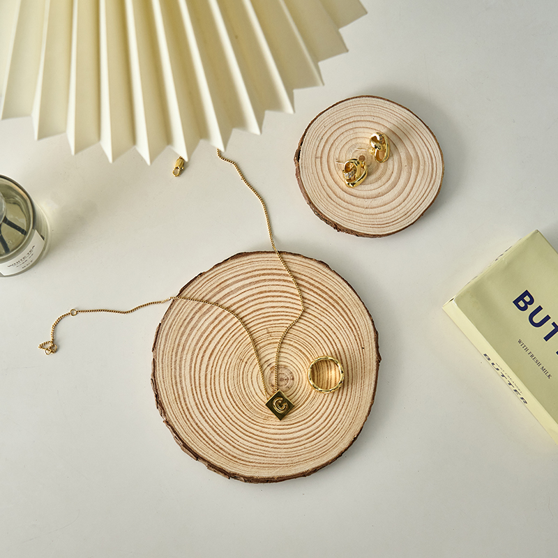 实木杯垫ins木质隔热垫装饰摆件