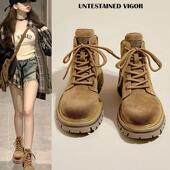 专业厚底户外防滑耐磨马丁靴西藏旅游鞋 德国户外登山鞋 女春秋新款