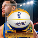 美国库里签名联名款 篮球7号成人小学生男孩儿童专用生日礼物刻字