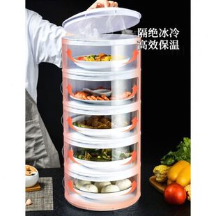 新品 菜放置物收剩用品盘子餐厨房柜层架家用剩多层神器收纳装 饭子