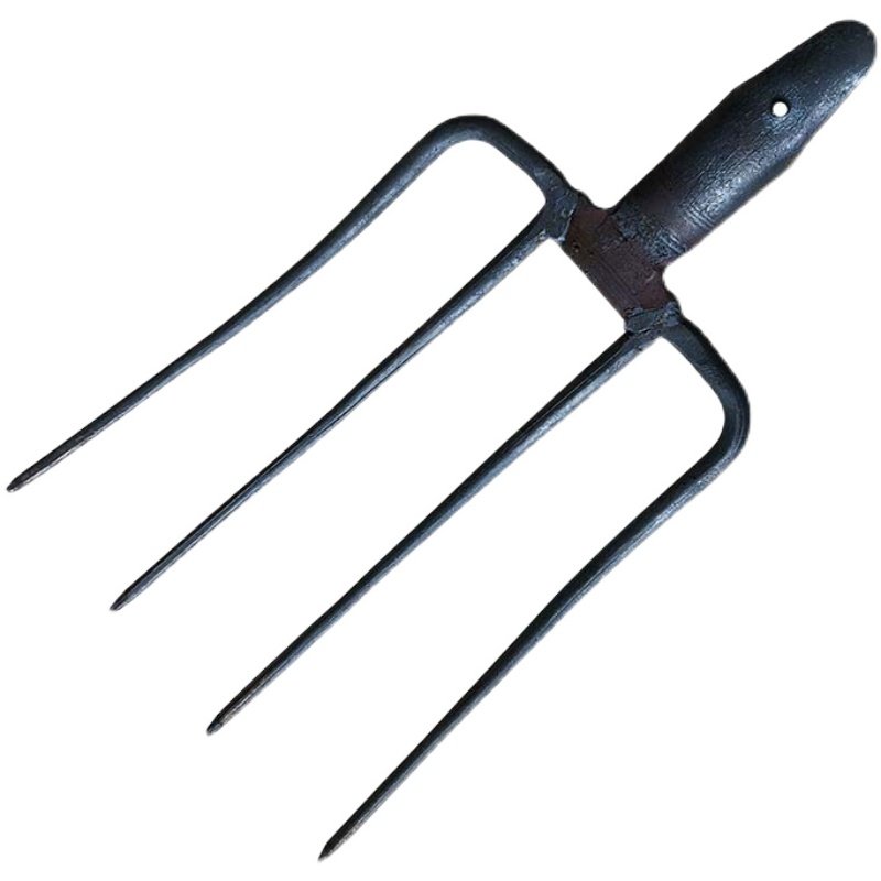 农用四股钢叉本色加粗牛粪叉锰钢淬火翻地起大葱垃圾农具加粗松土,农机/农具/农膜,叉,淘宝优惠券,粉丝福利购,淘宝优惠卷