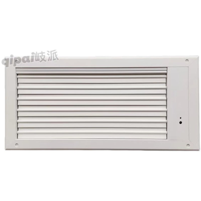 定制风管机电动出风口百叶遥控电动风口铝合金中央空调电动出风口