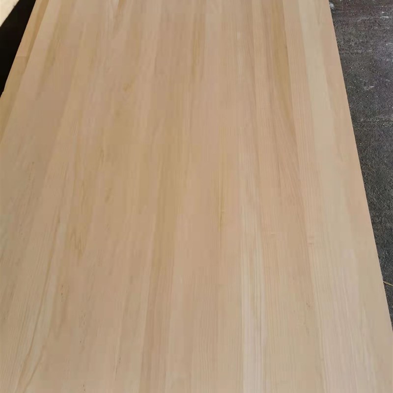 杨木碳化直拼板双面无结EO级家具板材衣柜门实木板材高档家居装修