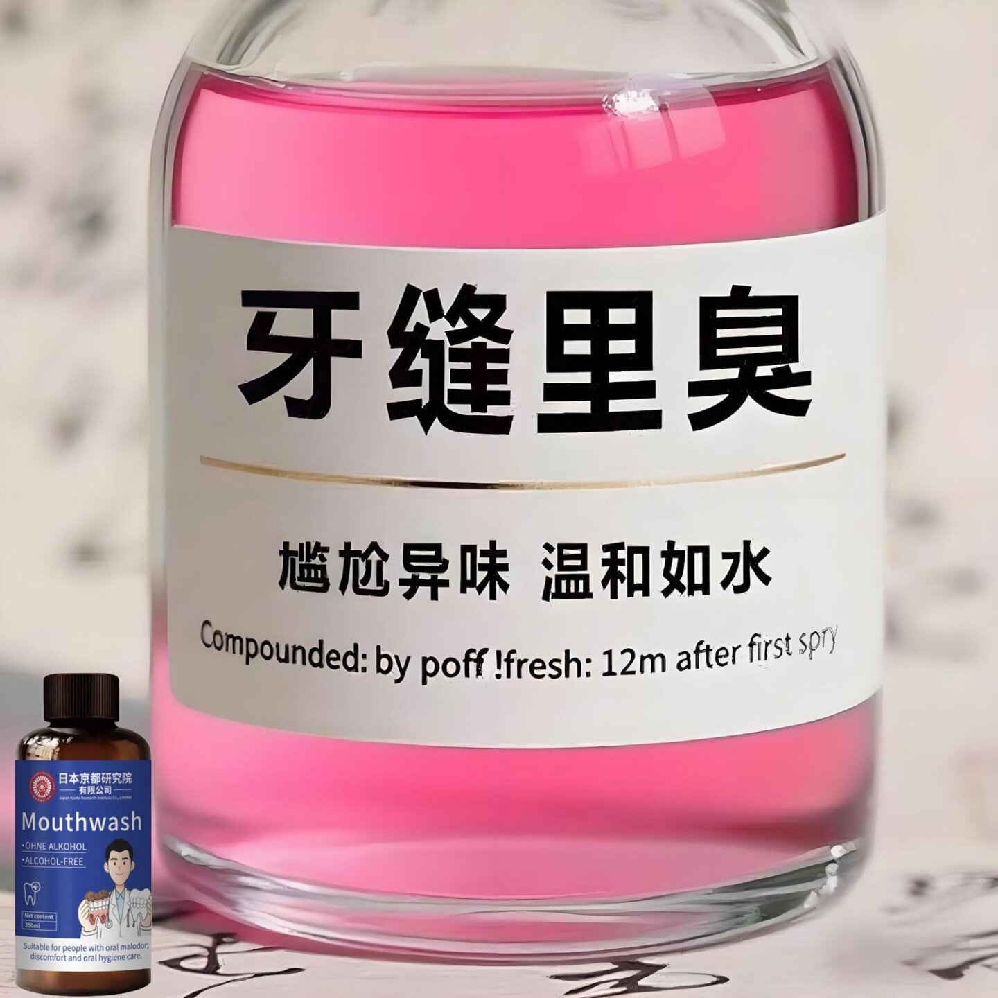 【官方正品】牙石溶解漱口水洗牙齿污垢牙垢黄牙渍清理神器去口臭