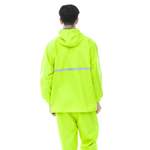 厂家环卫雨衣雨裤套装公路户外清洁反光牛津布分体雨衣可印字