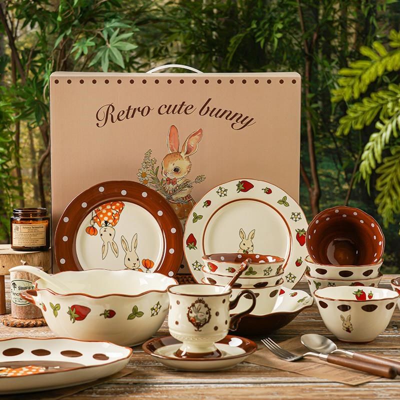 闺蜜生日礼物女i生伴手礼碗碟套装餐具礼盒乔迁新居结婚定婚送新,餐饮具,碗,淘宝优惠券,粉丝福利购,淘宝优惠卷