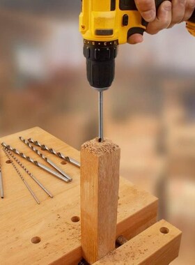 8 Piecese 200mm Extra Long HSS High Speed Steel Drill Bit Se