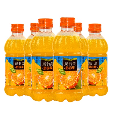 果粒橙新鲜橙汁果肉饮料300ml/ 瓶装迷你小瓶整箱