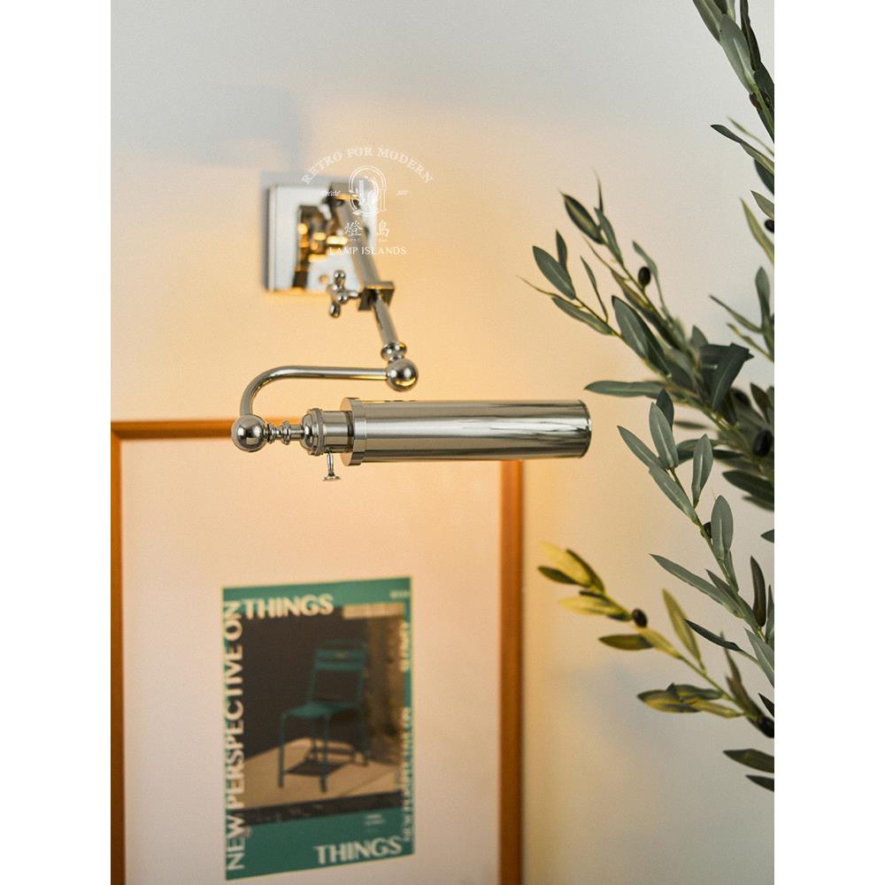 灯岛覆古设计可缩镜头灯创意工风格入口业70228走廊咖伸厅啡阁楼