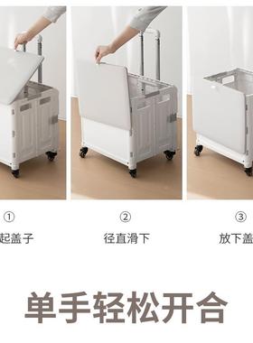 懒角落快递小车推折叠用69124B可携式推车户外超家市 购物买菜手