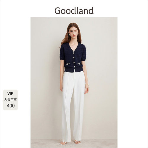 goodland小香风毛针织衫