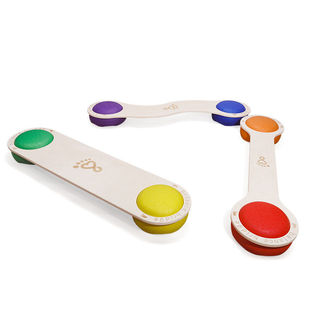 儿童玩具平衡锻炼独木桥过河石感统训练器材过桥石平衡板平衡桥