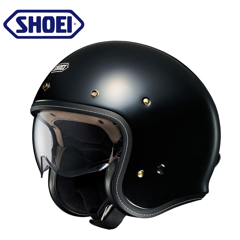 SHOEI JO摩托车头盔半盔四分之三E盔复古盔男女士冬季巡航四季通