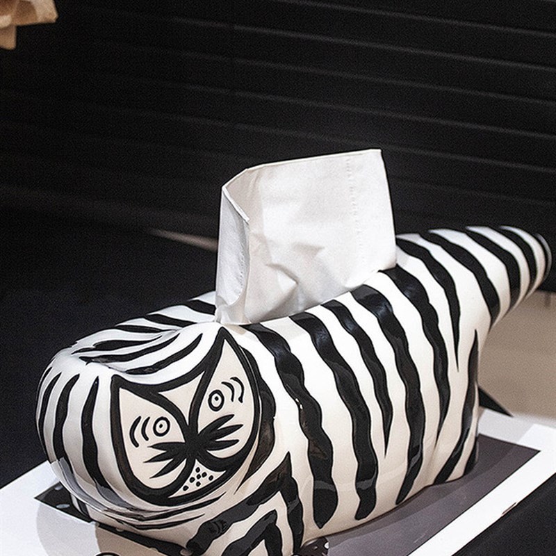 长尾猫咪陶瓷摆件电视柜装饰家居办公室客厅O酒柜乔迁新居中古摆