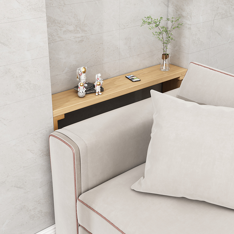 客厅沙发后靠墙角置物p架床头尾超窄缝隙单层实木长条边桌书架落