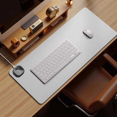 超大加热鼠标垫办公室电脑桌桌面暖垫可分区发热可定时电发热防水