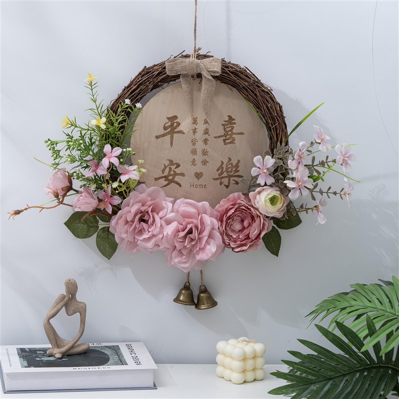 创意饭厅挂件背景墙上挂饰客厅入户门上遮丑玄关卧U室墙面装饰花