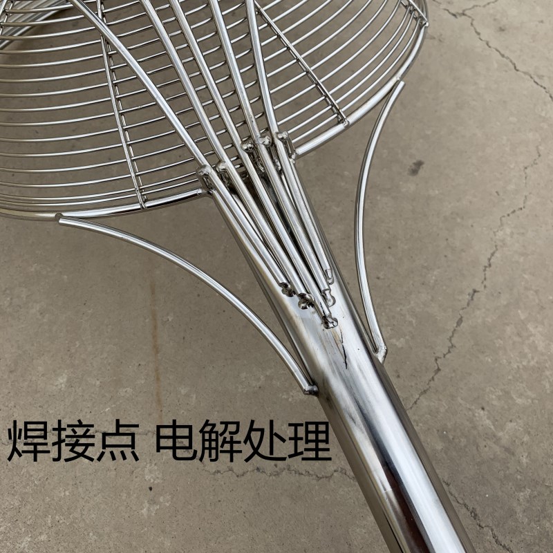 不锈钢长柄加厚线漏大漏勺 大笊篱油炸捞网炸篱 T商用超大号过滤