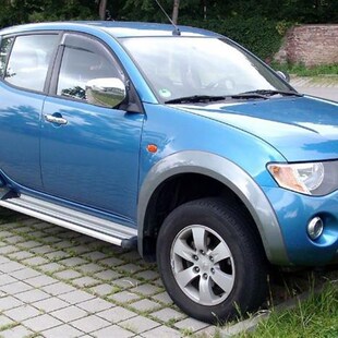 适用于2005-2014款Triton L200 后视镜P盖改装倒车镜装饰电镀带灯